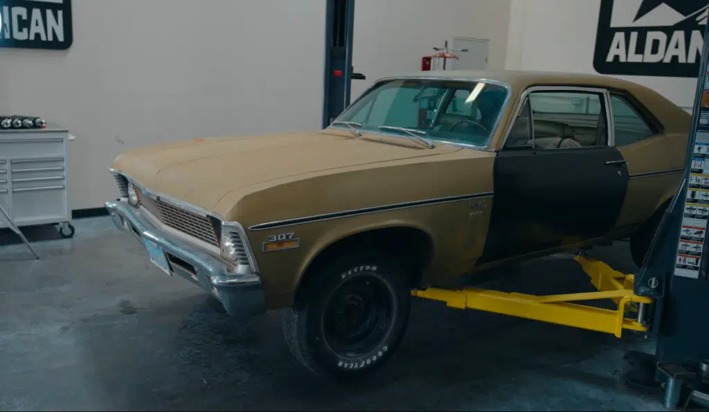 Californian buys abandoned Chevy Nova found in shipping container after 30 years