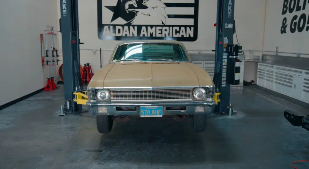 Californian buys abandoned Chevy Nova found in shipping container after 30 years