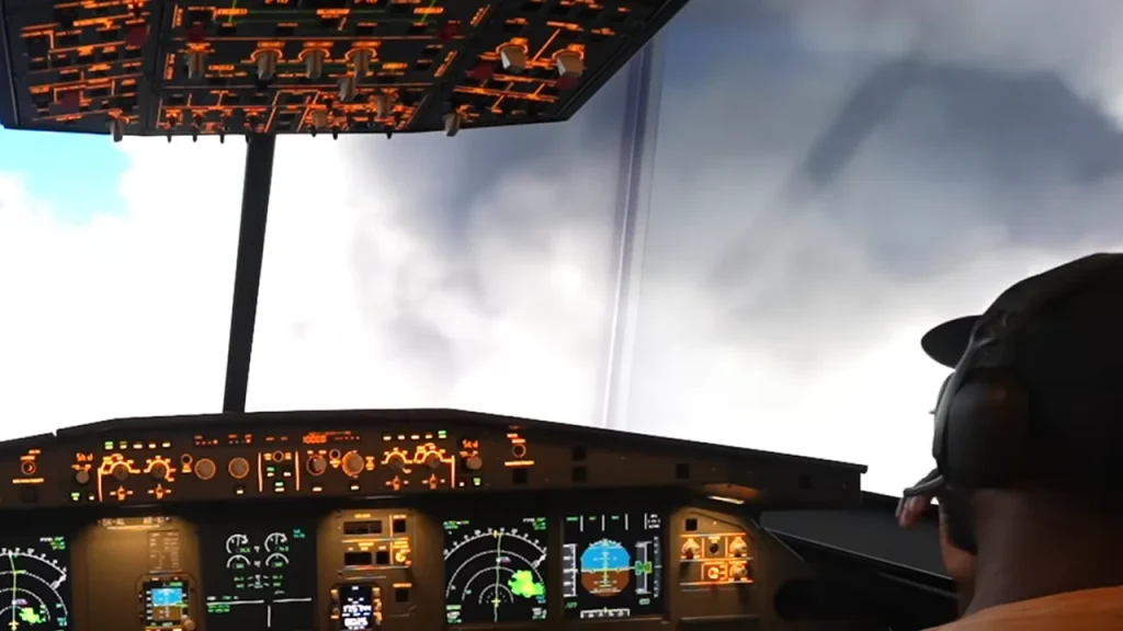 Men who love using flight simulators put to the ultimate test as they see if they can fly a real Airbus