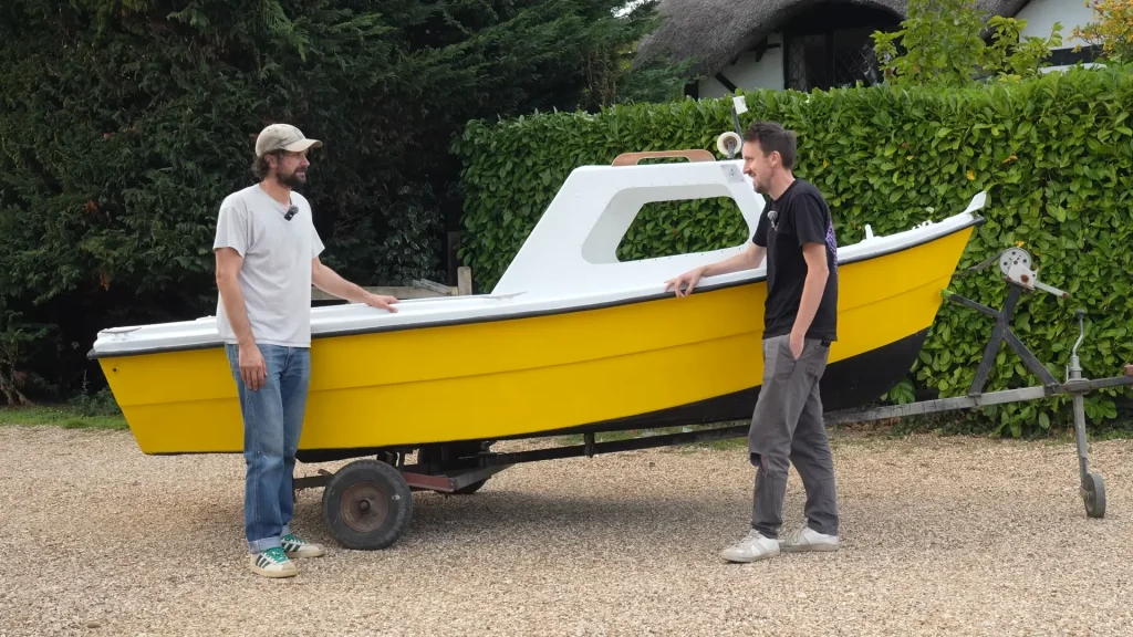 Men buy $200 scrap boat to see if they can restore it back to full health