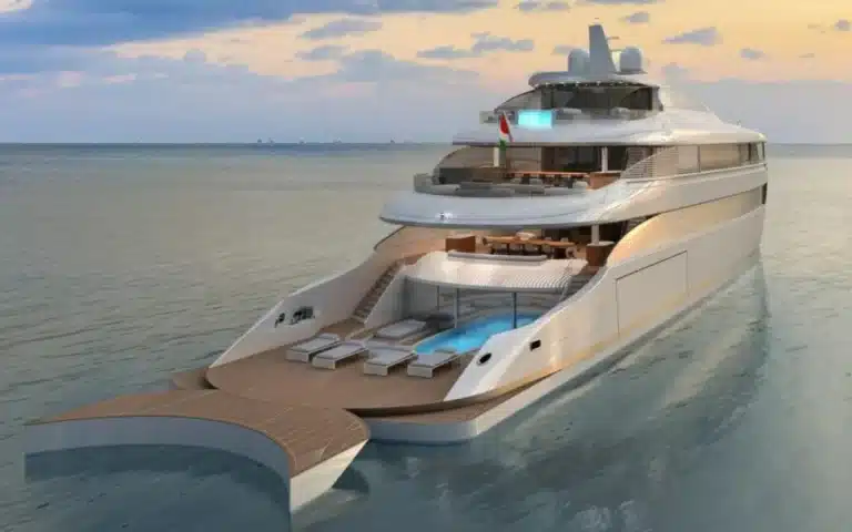Spacecraft-inspired superyacht customized for billionaire features dedicated video game chamber