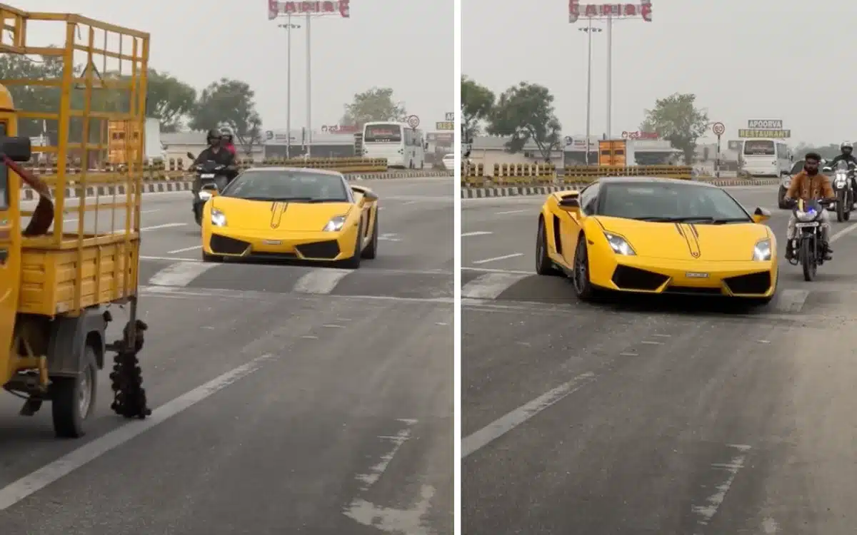 Supercar owners trying to go over speed bumps in India is too funny not to laugh
