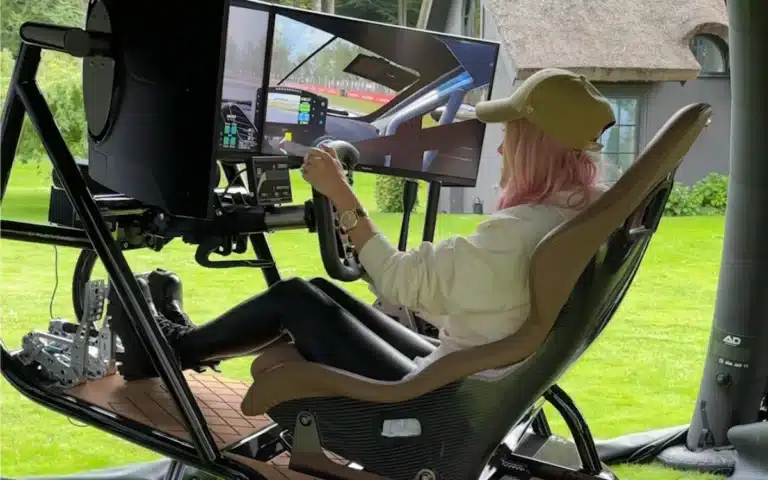 Pro-racers say $50K racing simulator feels 90% real