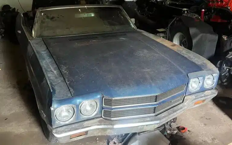 1970 Chevelle Convertible New Jersey barn find