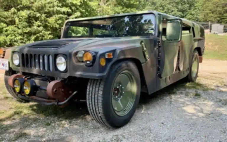 This 1993 Humvee has been chopped, dropped, and swapped