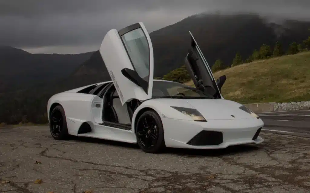 Actor's Lamborghini Murcielago abandoned in a junkyard