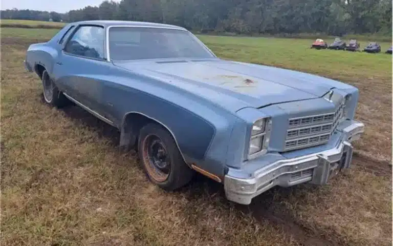 Abandoned $27K 1977 Chevrolet selling for $1.8K due to catch