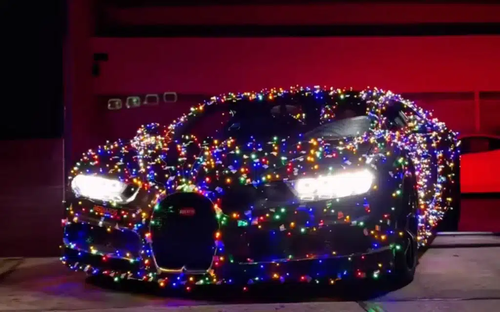 Bugatti Chiron is world's most expensive Christmas tree