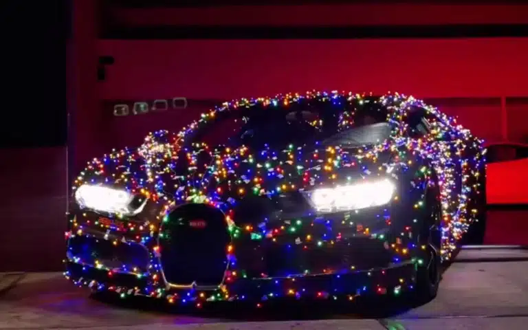 Bugatti Chiron is world's most expensive Christmas tree