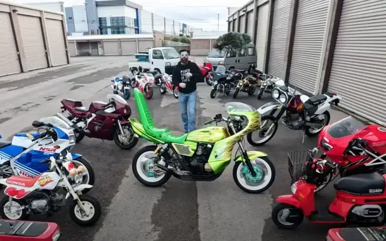 Will $80K banned motorbikes in shipping container start?