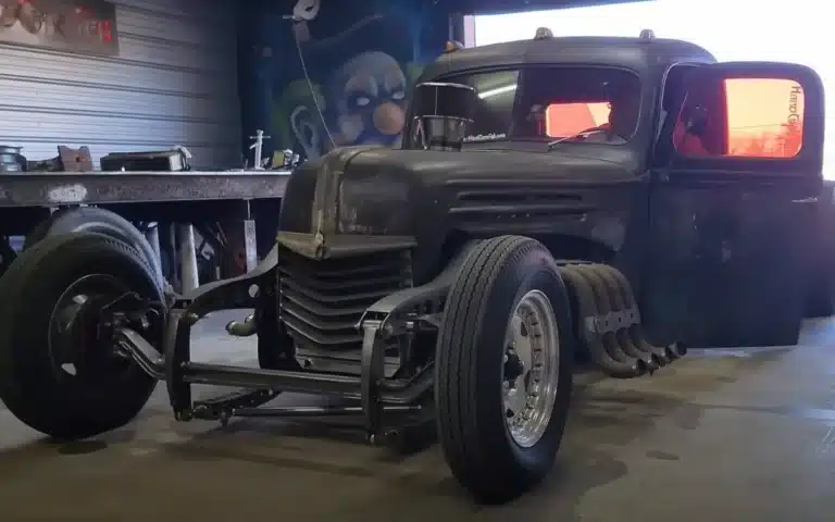 Transformation of salvage yard 1947 Ford into a rare rat rod