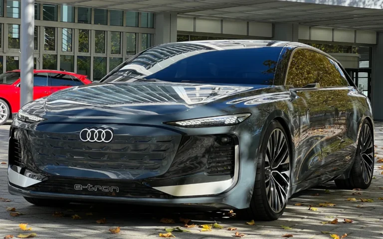Testing out tech on Audi A6 e-tron Avant - the brand's first all-electric car