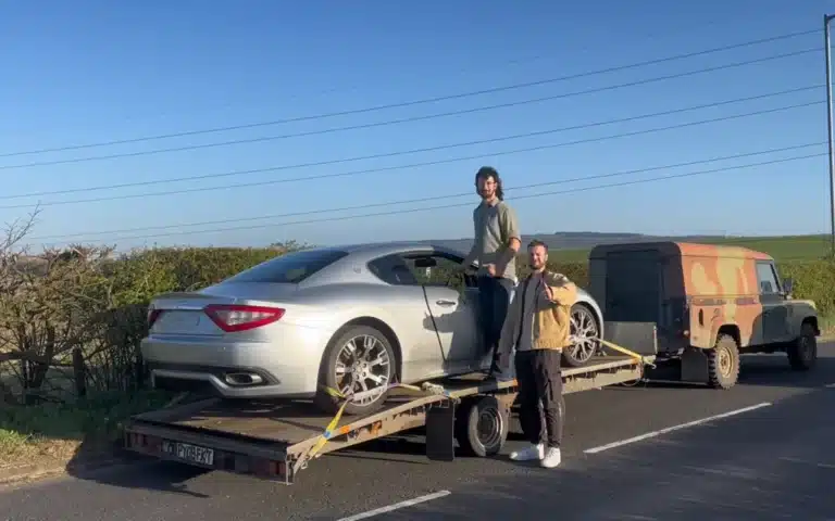 These guys buy cheapest supercar on the internet Maserati GranTurismo 4.7 V8 for $5K and test it on Autobahn