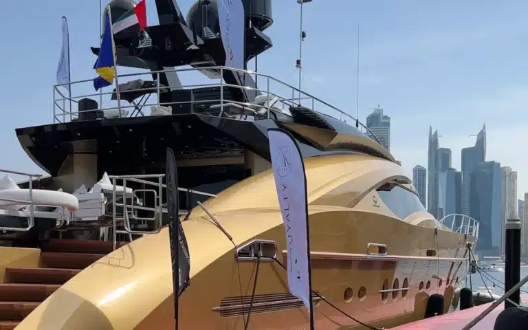 This $22 million golden yacht might be the peak of luxury AK Royalty by Palmer Johnson