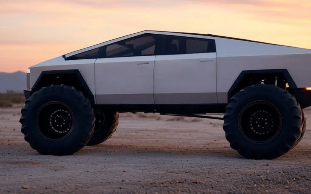 When a Tesla Cybertruck turns into a monster truck fuel costs