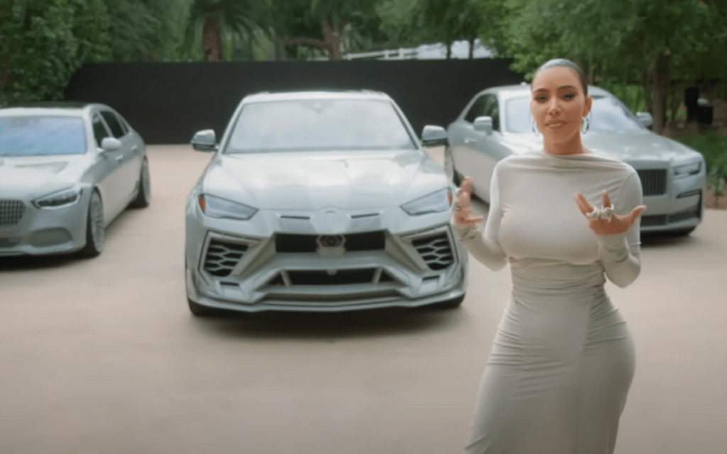 Kim Kardashian paid $100,000 to spray her cars grey