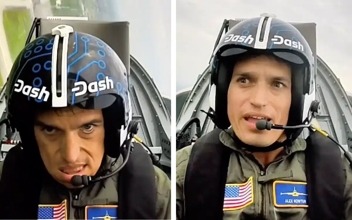Content creator passes out after traveling at 300mph in a fighter jet