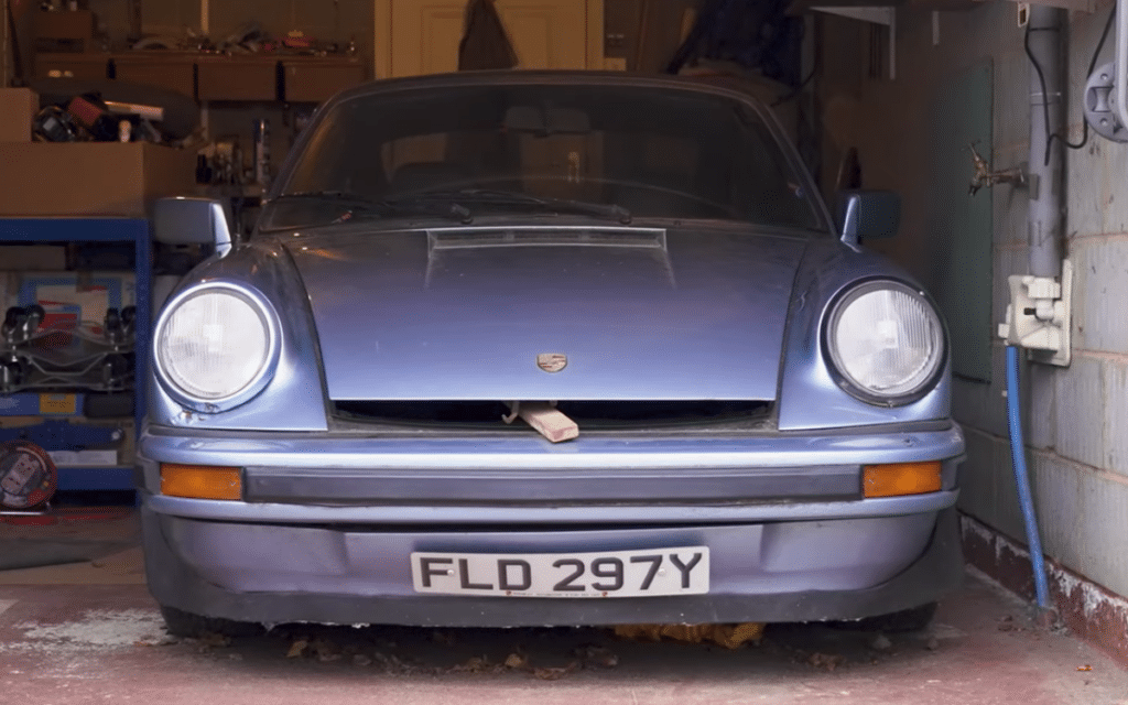 Dream classic sports car found in barn