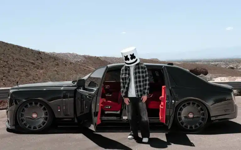 DJ Marshmello shows off Mansory Rolls-Royce Phantom