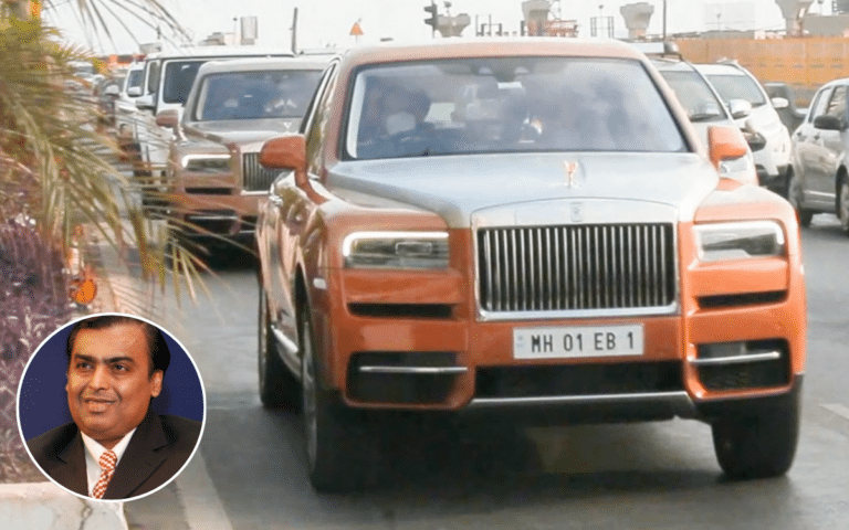 Mukesh Ambani just spent $133k painting his Rolls-Royce Cullinan