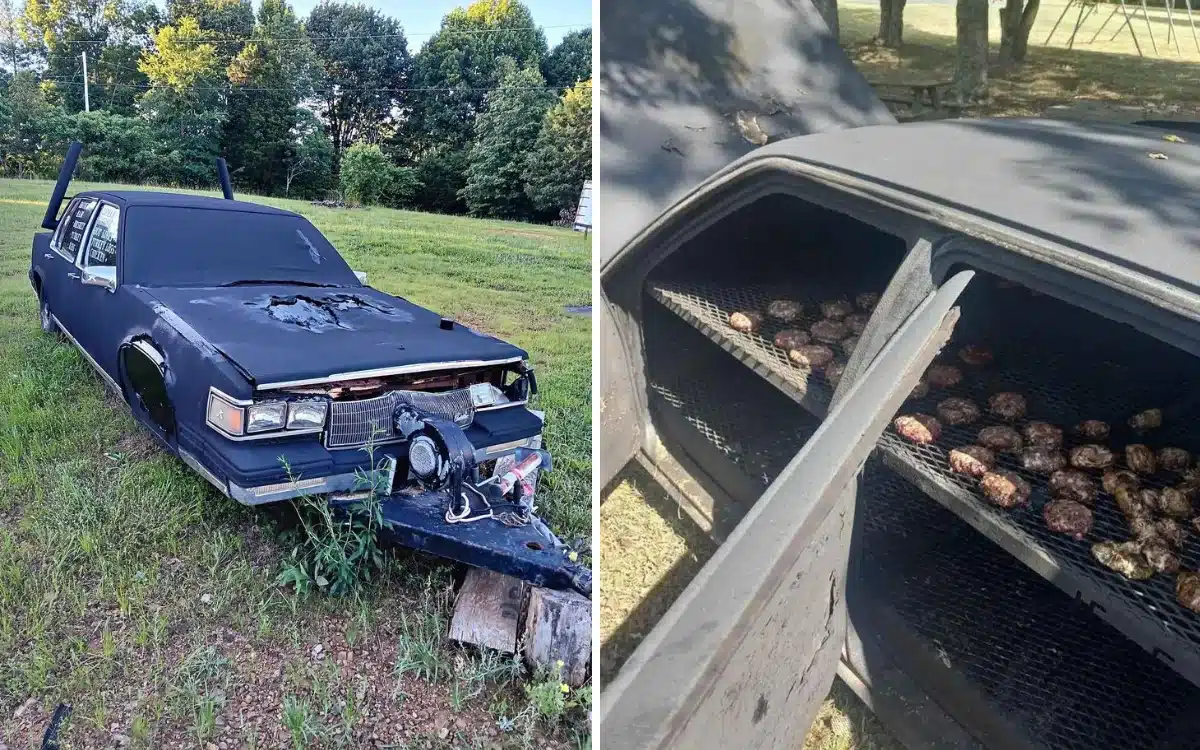 ‘Cadillac de Grill’ is no longer drivable but has secret modification to be just as usable