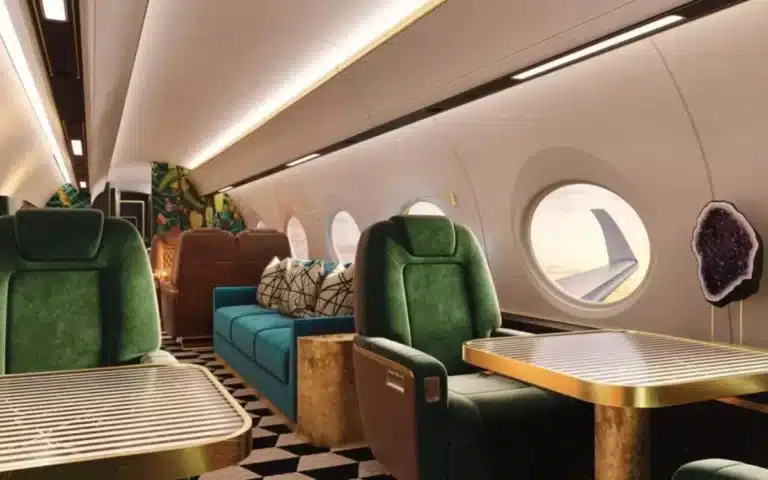 Reimagined Gulfstream G700 interior shows sky's the limit