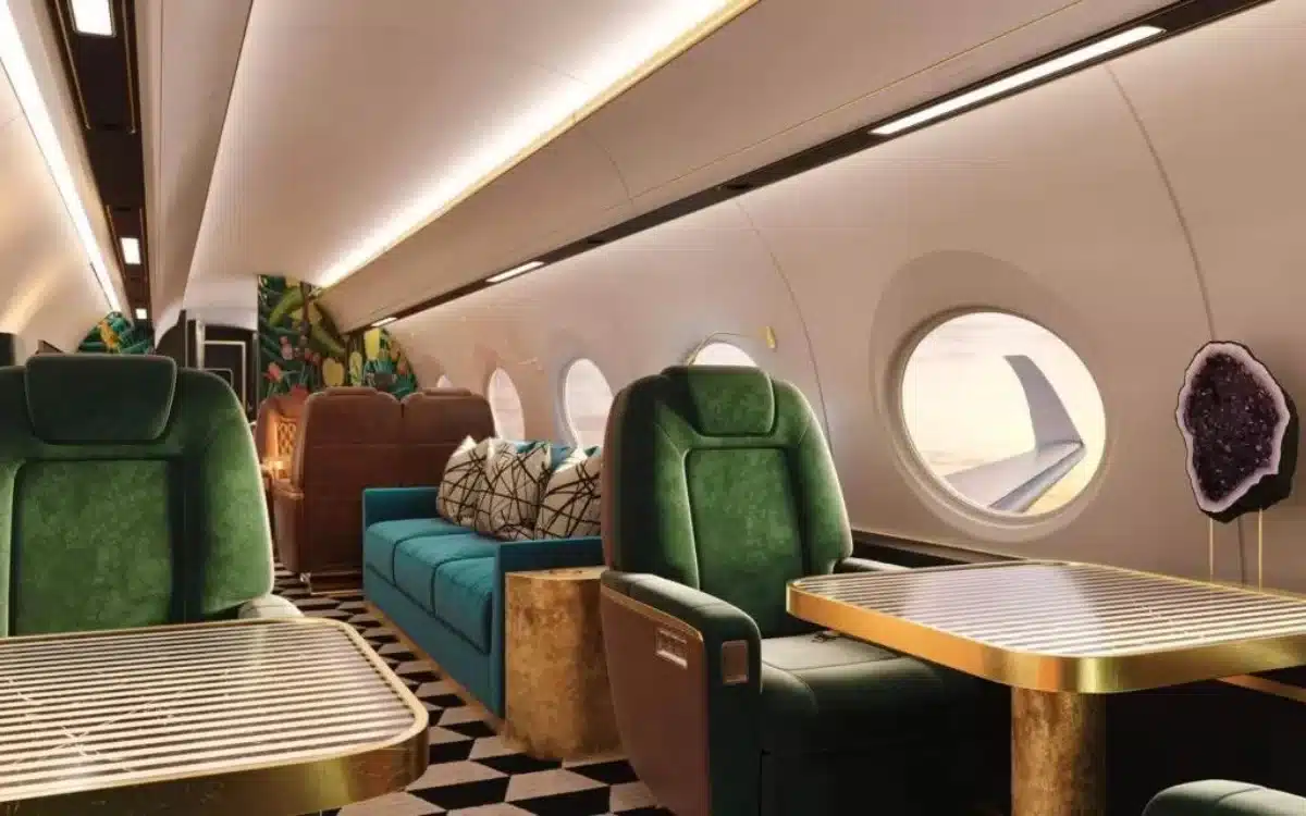 Designer reimagines Gulfstream G700 interior taking it from luxurious to ultra luxe