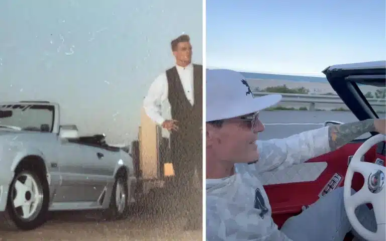 Vanilla Ice still has 'Ice Ice Baby' era 1989 Ford Mustang