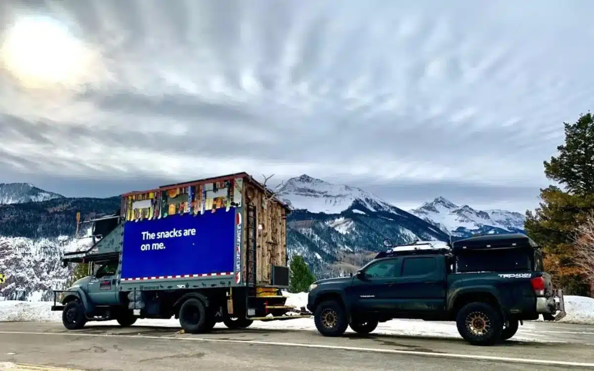 Southwest pilot transforms airplane catering truck into mobile home in 7 months