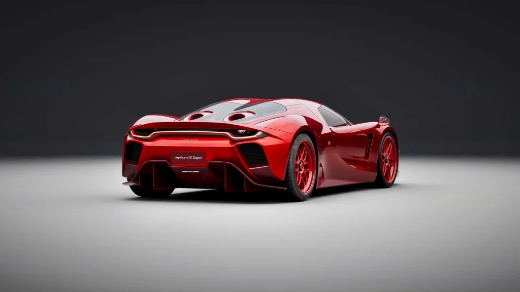 Capricorn just unveiled a spectacular one-off hypercar called the 01 Zagato Tutto Rosso