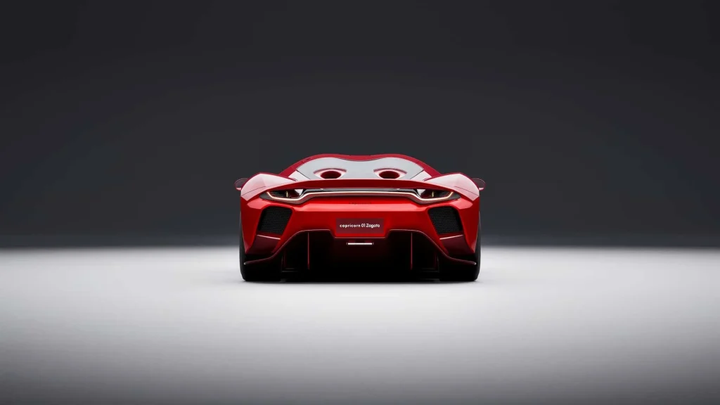 Capricorn just unveiled a spectacular one-off hypercar called the 01 Zagato Tutto Rosso