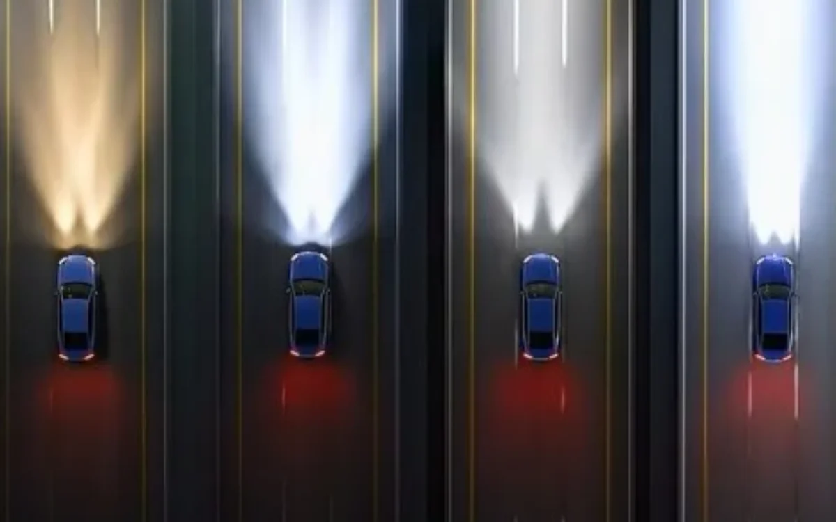 This is the difference between halogen, xenon, LED and laser headlights and it shows why modern ones are so hated