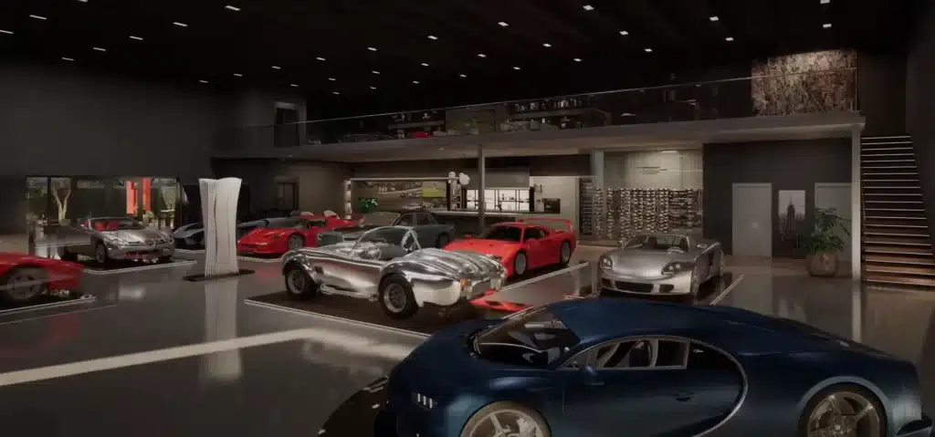 The art of car collecting has been elevated in Palm Beach with flood proof luxury