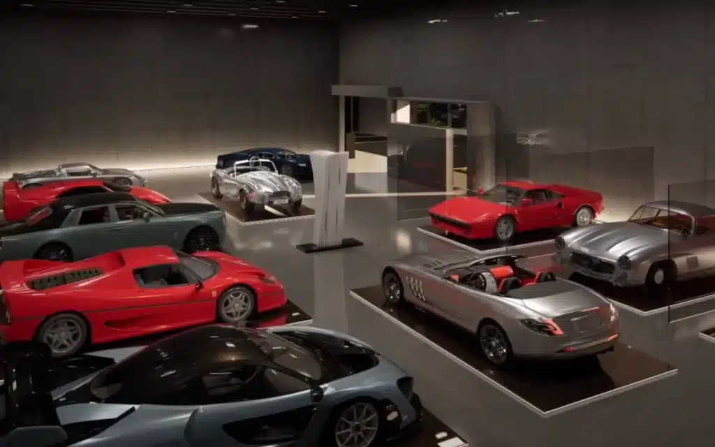 The art of car collecting has been elevated in Palm Beach with flood proof luxury
