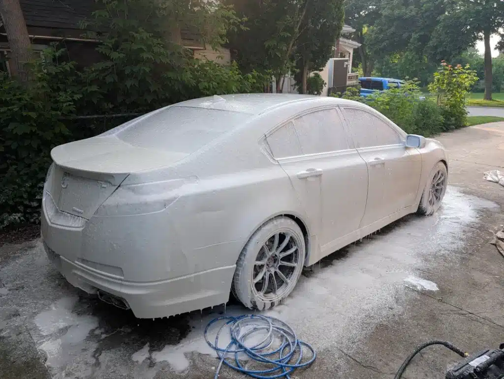 Drivers blown away by job $20 soap sprayer from China did on car