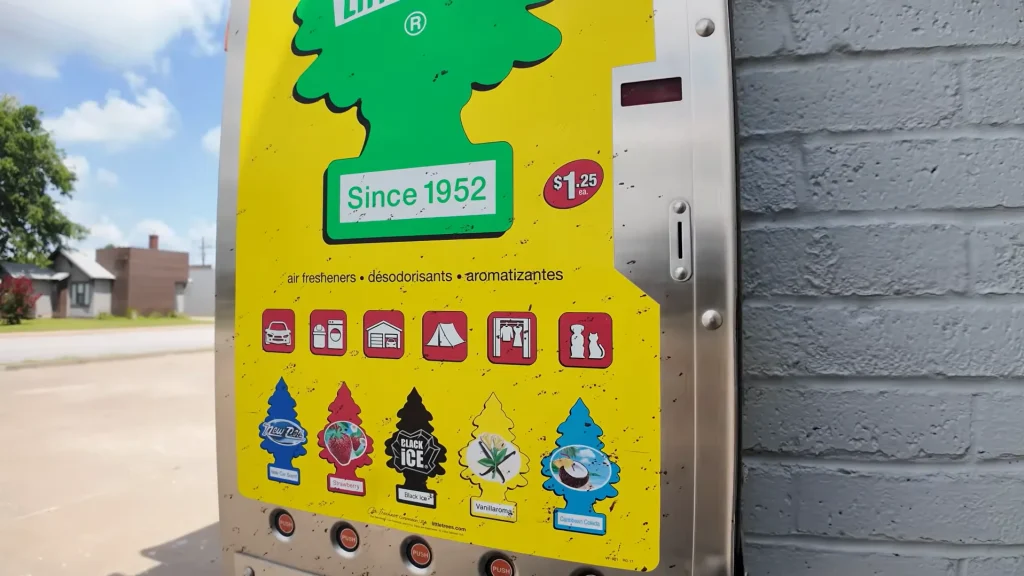Oklahoma man who bought a car wash collects his first full month of cash from the vending machine as he reveals exceptional profit he's set to make in first year