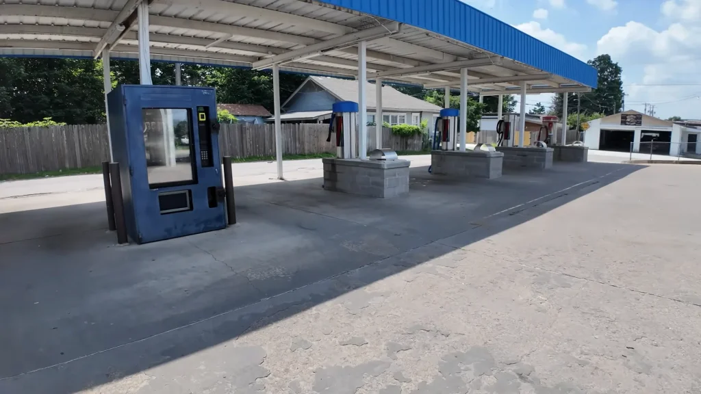 Oklahoma man who bought a car wash collects his first full month of cash from the vending machine as he reveals exceptional profit he's set to make in first year