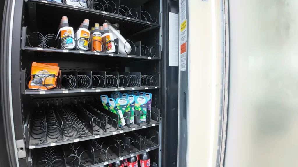 Oklahoma man who bought a car wash collects his first full month of cash from the vending machine as he reveals exceptional profit he's set to make in first year