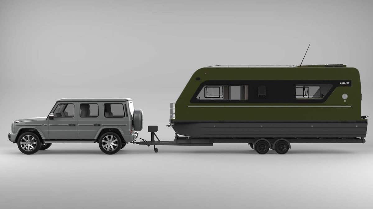 The Caracat in caravan trailer mode