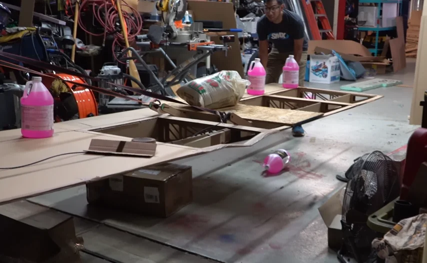 US engineer building a flyable airplane that's 95% cardboard