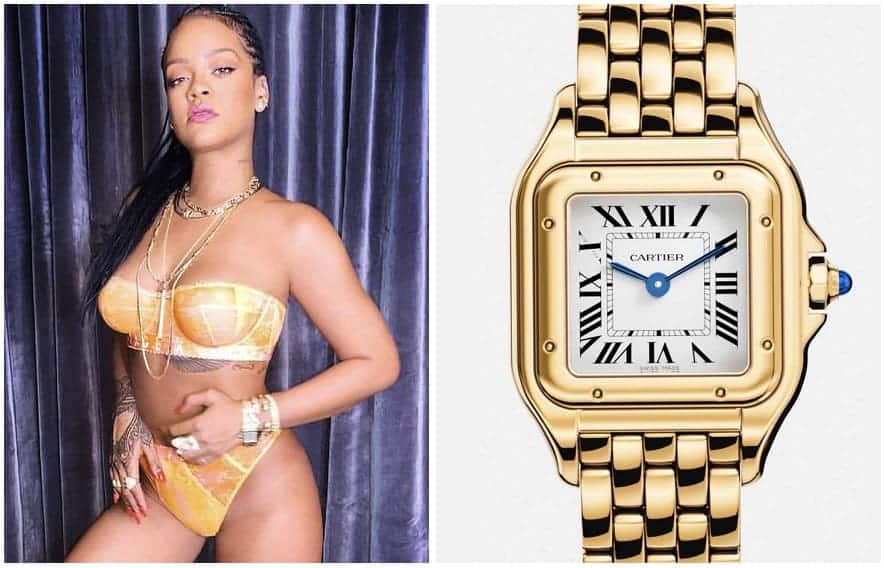 Cartier Panthere from Rihanna's watch collection