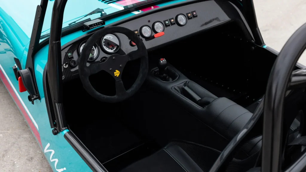 Caterham just unveiled a limited-edition Seven R dedicated to the Miami GP, but there are only 12, and 10 are reserved for the US market