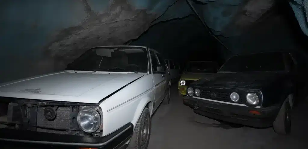 Explorer finds hundreds of abandoned cars mysteriously sitting in cave for over 20 years