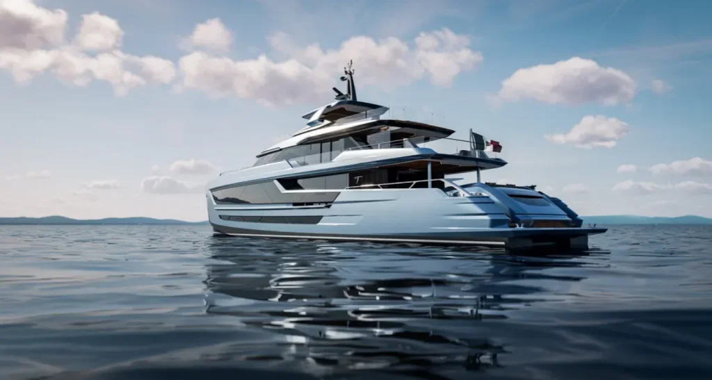Italian shipyard’s debut superyacht is a 131ft beauty that draws inspiration from supercars