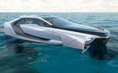 This electric foiling yacht concept is a sports car for the water