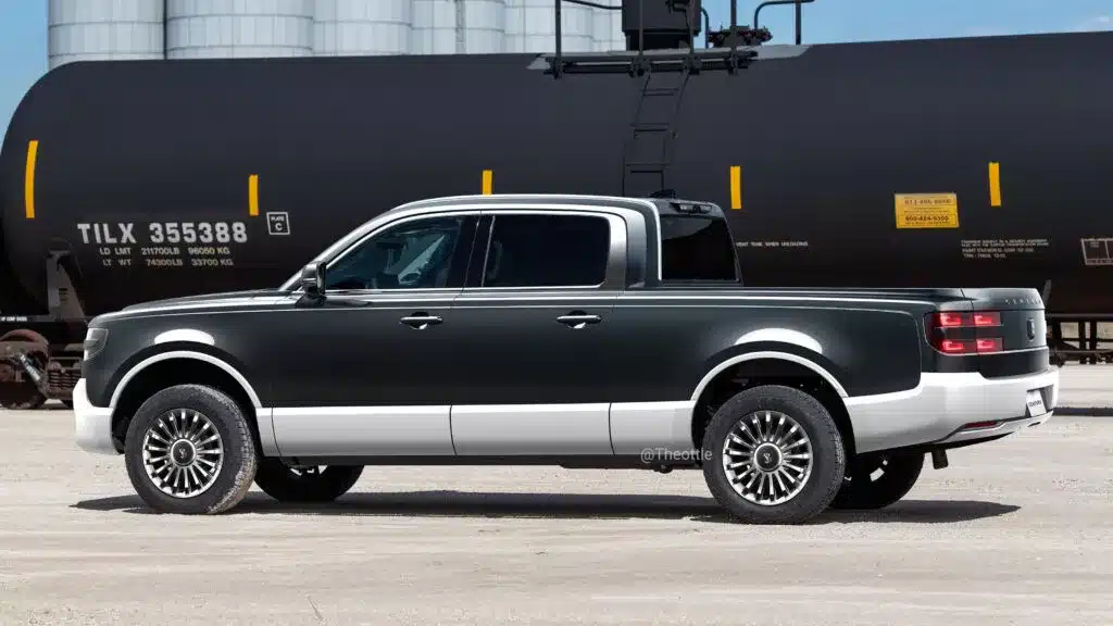Luxurious Century SUV crossed with a pickup truck concept that Toyota could make reality