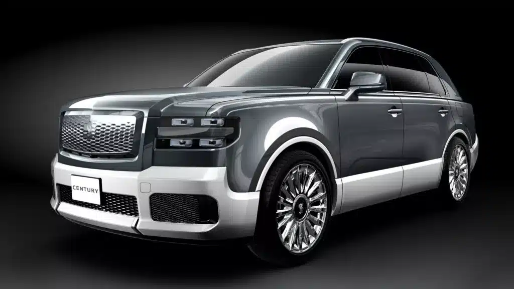 Luxurious Century SUV crossed with a pickup truck concept that Toyota could make reality