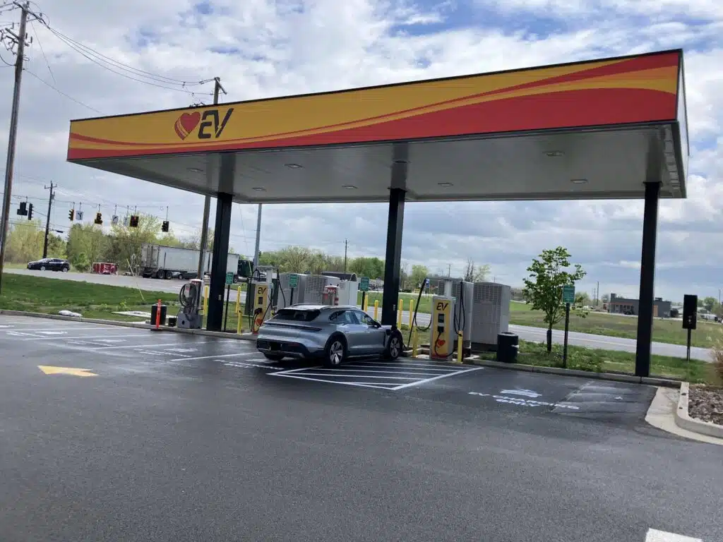 The Porsche Taycan owner cometguy heavily praised the availability of DCFC charging infrastructure throughout his trip.