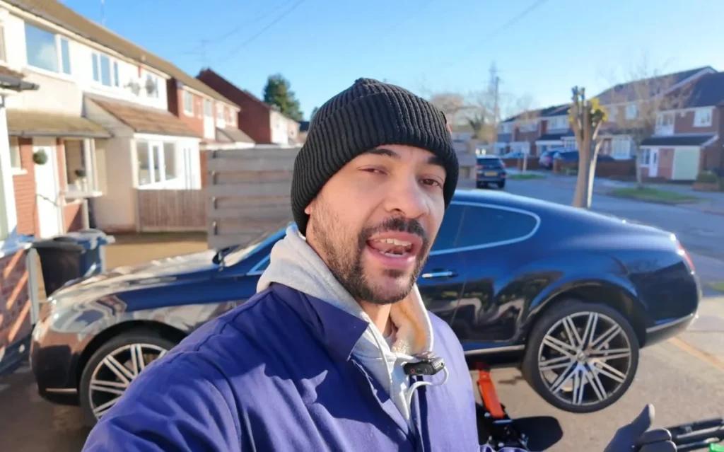 Charlie Wilson a YouTuber from the UK is turning his Bentley Continental GT into a Batmobile