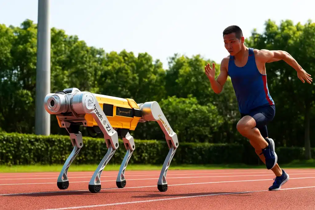 A headless Chinese robot dog just smashed the world record and can now outrun the average person 